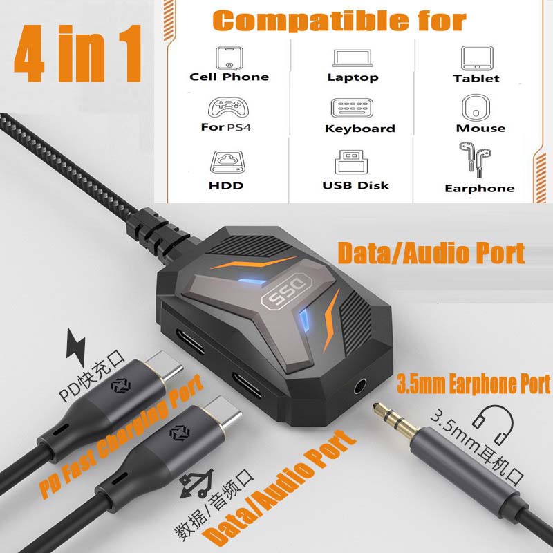 Cable Extension 3.5 - محول USB-C إلى مقبس ستيريو 3.5