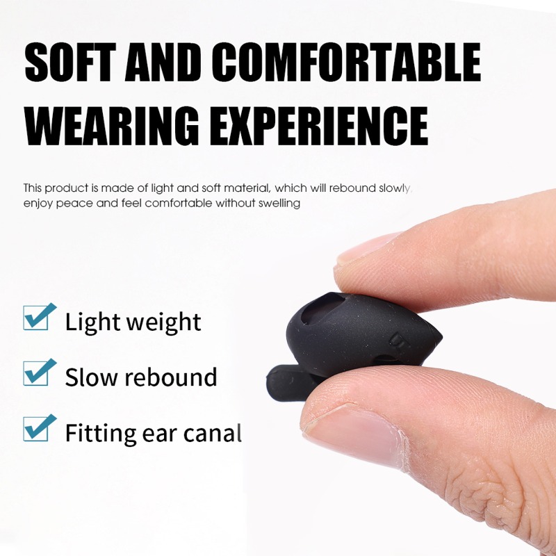 1-10 أزواج من أجنحة السيليكون  - مراجعة Silicone Ear Tip Replacement وسعره