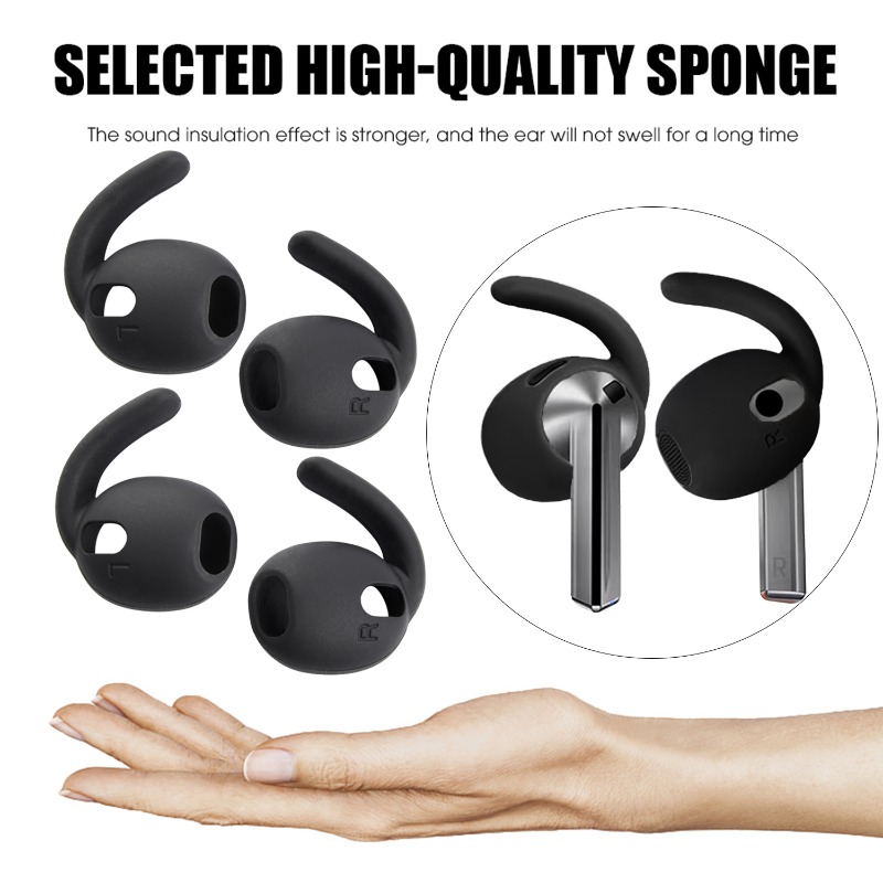 1-10 أزواج من أجنحة السيليكون  - مراجعة Silicone Ear Tip Replacement وسعره