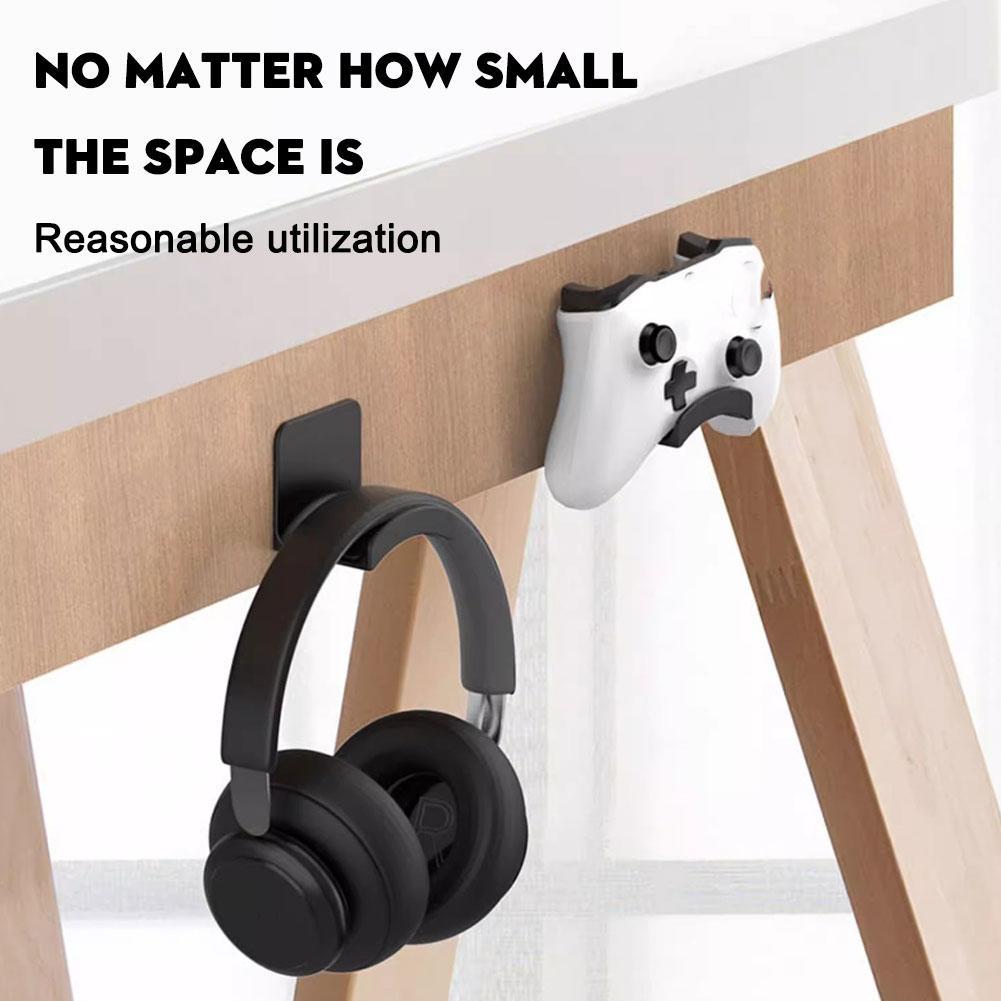 حامل سماعات رأس يثبت على الحائ - مراجعة Headphone Stand Desk وسعره